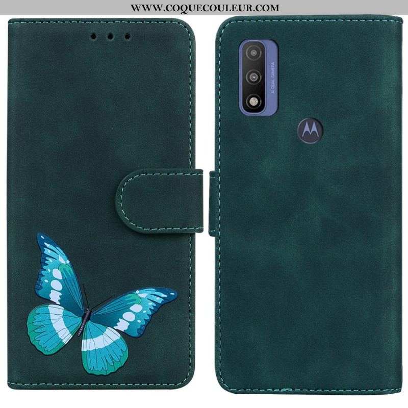 Housse Moto E40 / E30 / E20 Skin-Touch Papillon