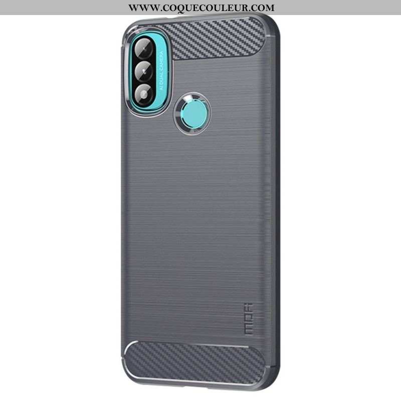 Coque Moto E40 / E30 / E20 Fibre Carbone Brossée MOFI