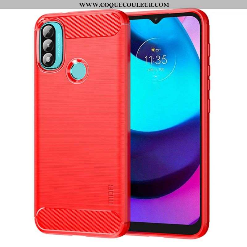 Coque Moto E40 / E30 / E20 Fibre Carbone Brossée MOFI