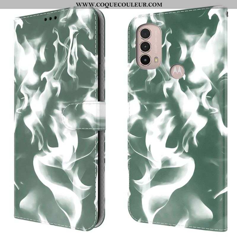 Housse Moto E40 / E30 /E20 Motif Abstrait