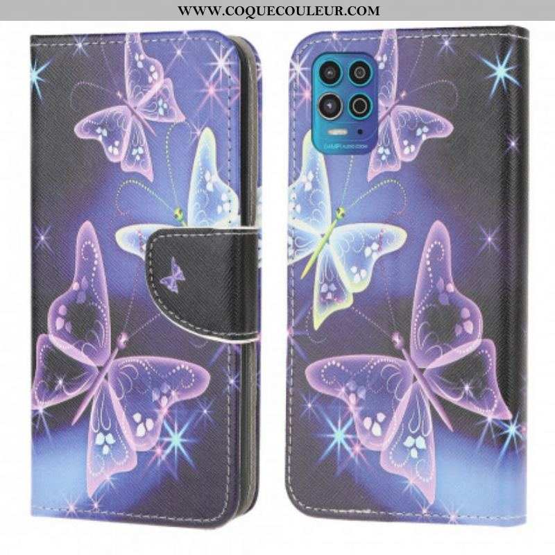 Housse Moto G100 Butterflies