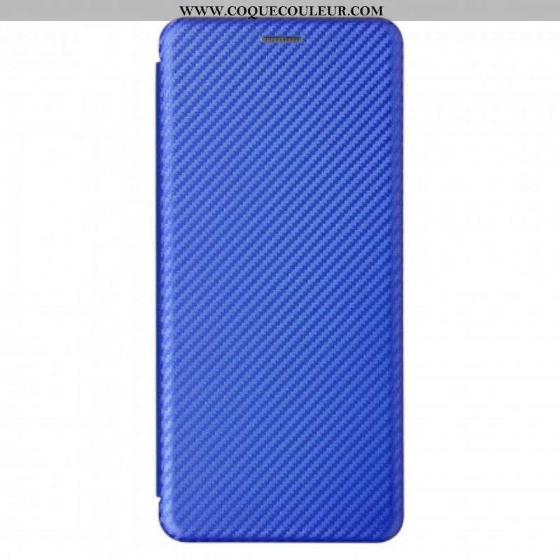 Flip Cover Moto G100 Silicone Carbone