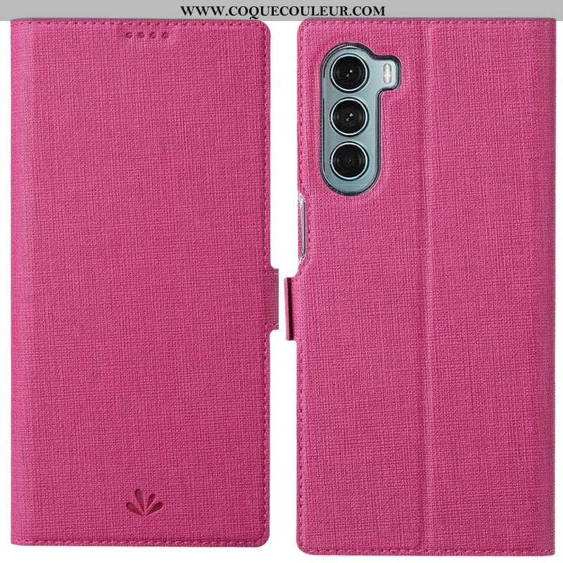 Flip Cover Moto G200 5G Texturée VILI DMX