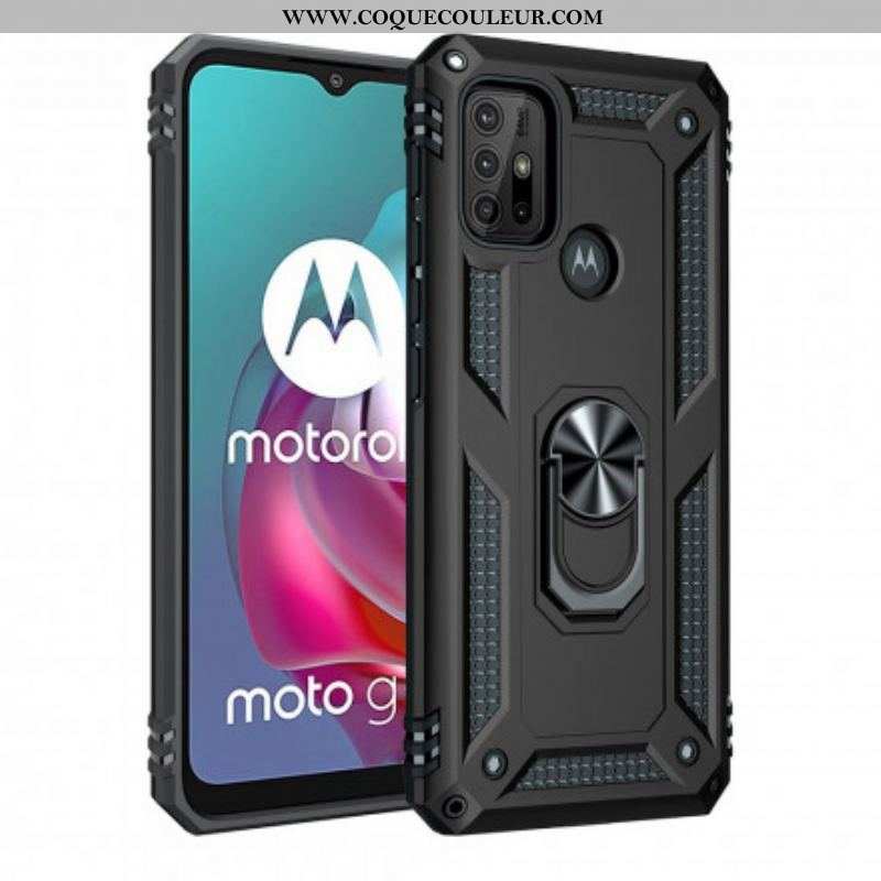 Coque Moto G30 / Moto G10 Anneau Premium