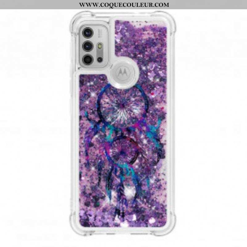 Coque Moto G30 / Moto G10 Attrape Rêves Paillettes