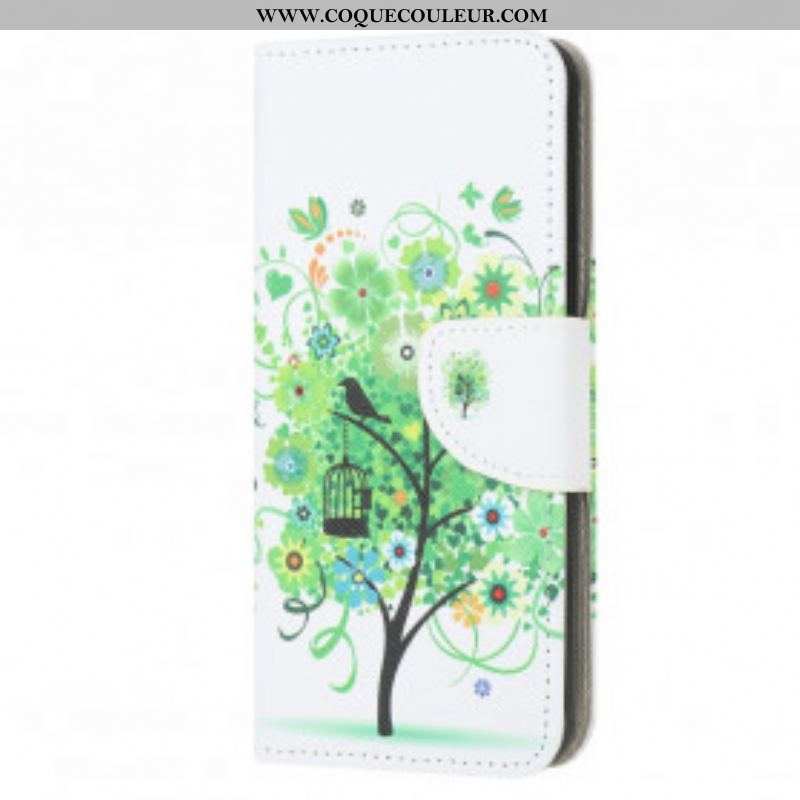 Housse Moto G30 / Moto G10 Arbre Fleuri