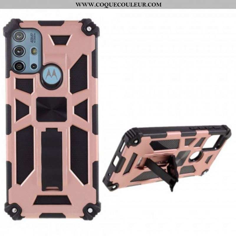 Coque Moto G30 / Moto G10 Bicolore Support Amovible