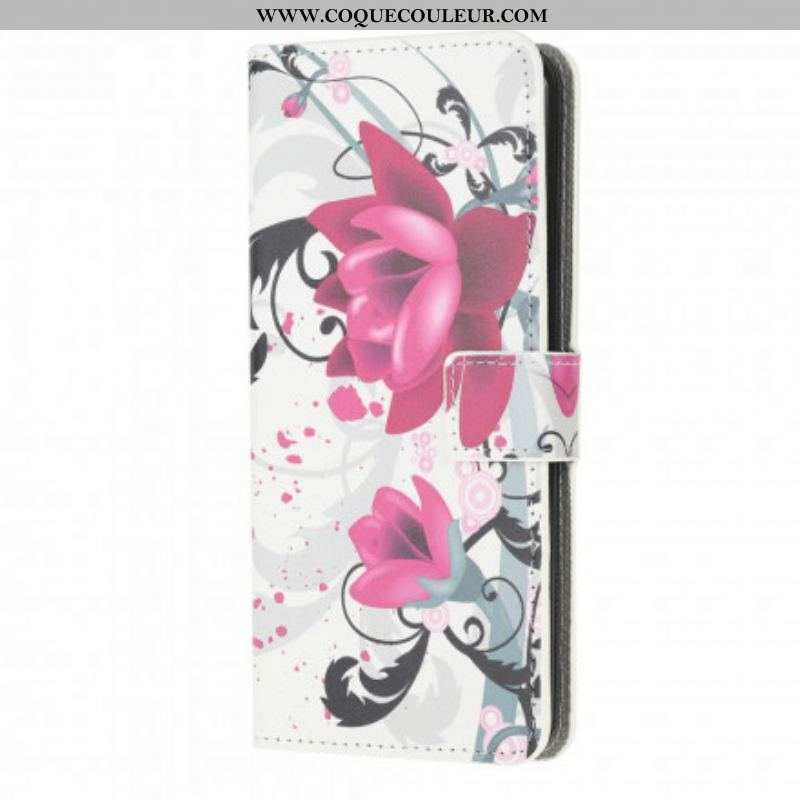 Housse Moto G30 / Moto G10 Tropical Flowers