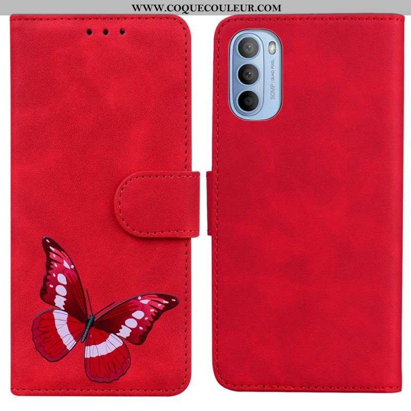 Housse Moto G41 / G31 Skin-Touch Papillon