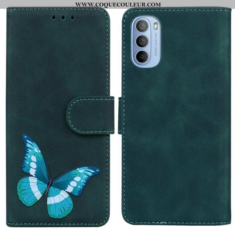 Housse Moto G41 / G31 Skin-Touch Papillon