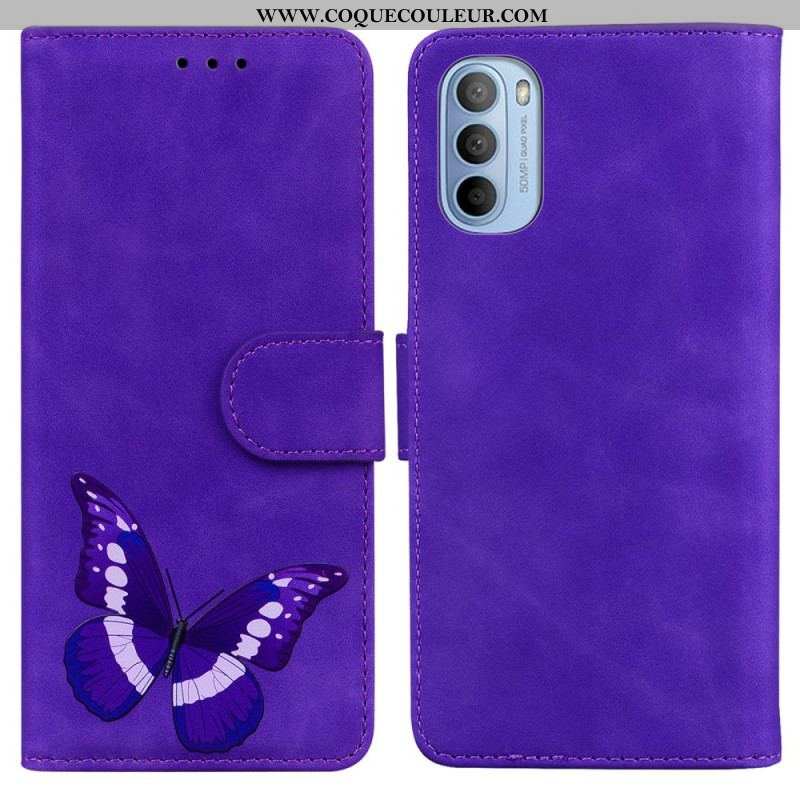 Housse Moto G41 / G31 Skin-Touch Papillon