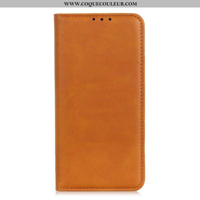 Flip Cover Moto G41 / G31 Cuir Litchi Fendu