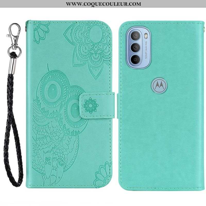 Housse Moto G41 / G31 Hibou Mandala