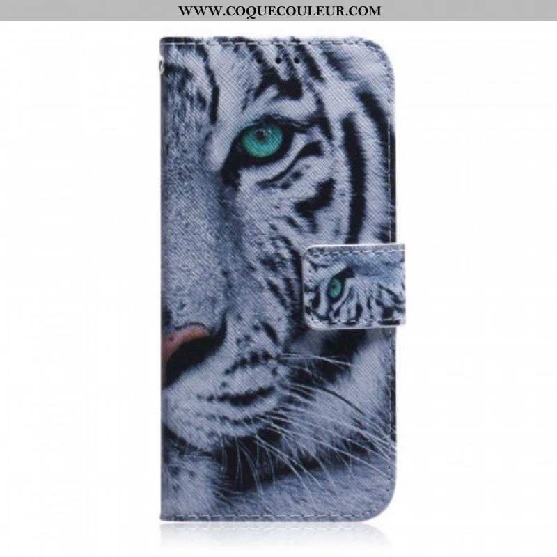 Housse Moto G41 / G31 Face de Tigre