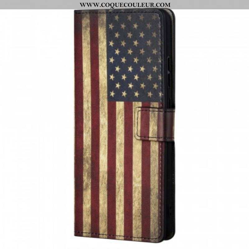 Housse Moto G41 / G31 Drapeau USA