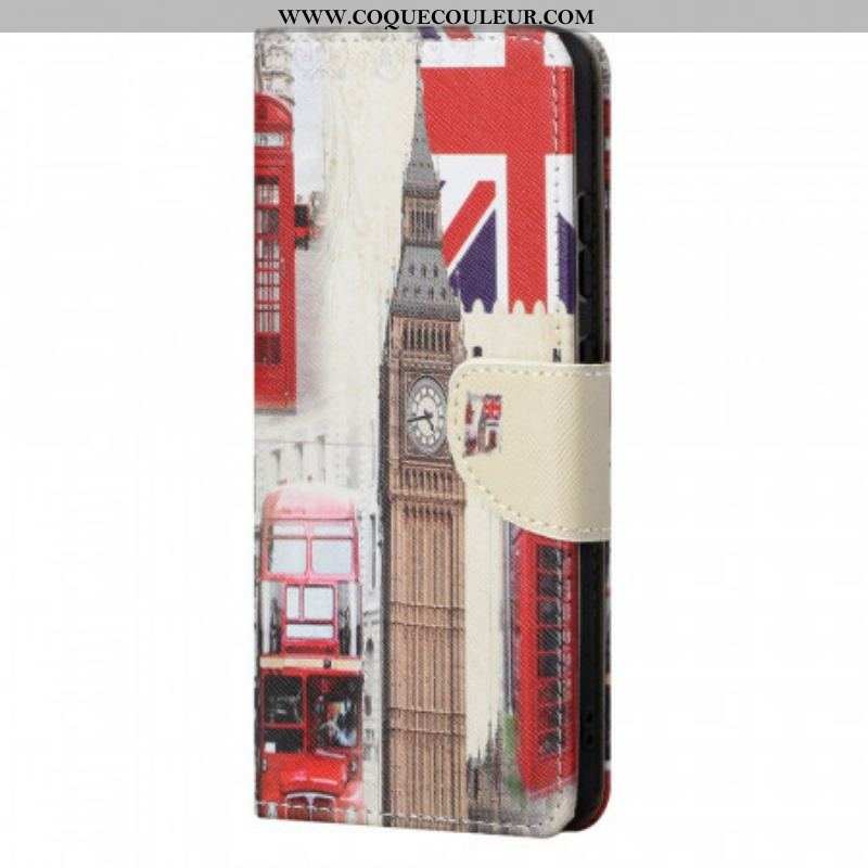 Housse Moto G71 5G London Life