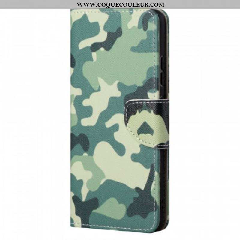 Housse Moto G71 5G Camouflage Militaire