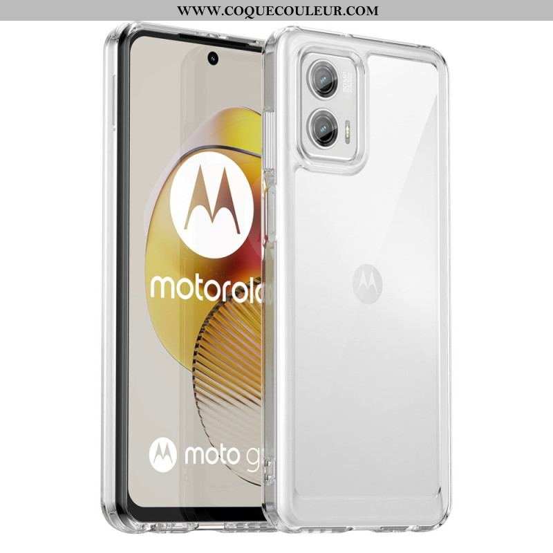 Coque Moto G73 5G Hybride Transparente