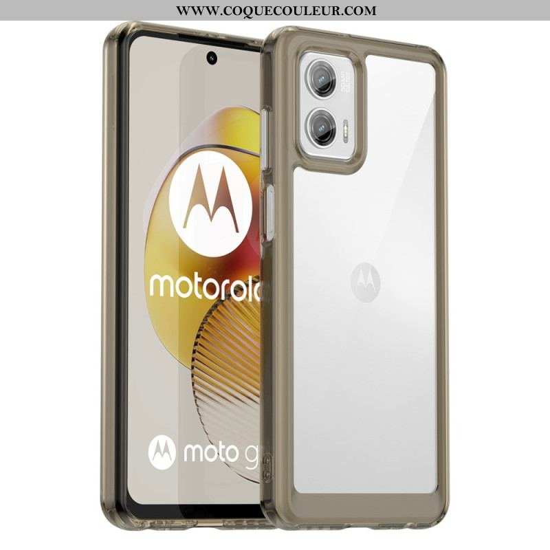 Coque Moto G73 5G Hybride Transparente