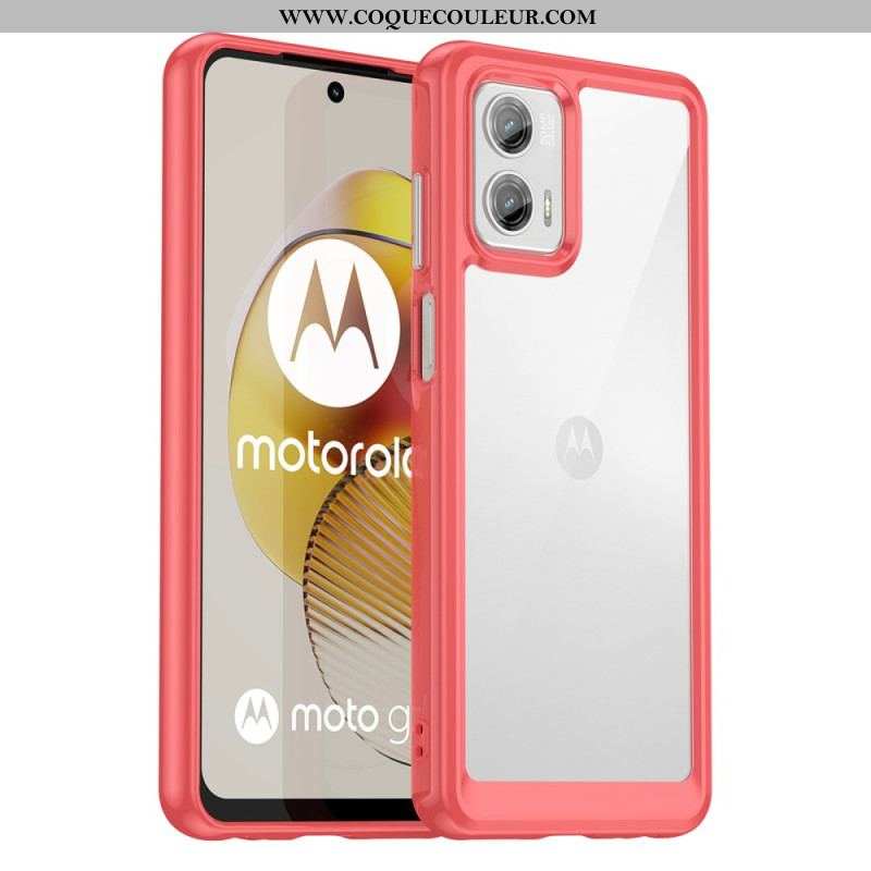 Coque Moto G73 5G Hybride Transparente