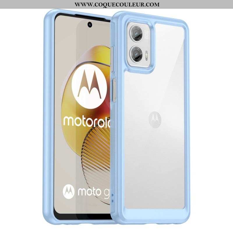 Coque Moto G73 5G Hybride Transparente