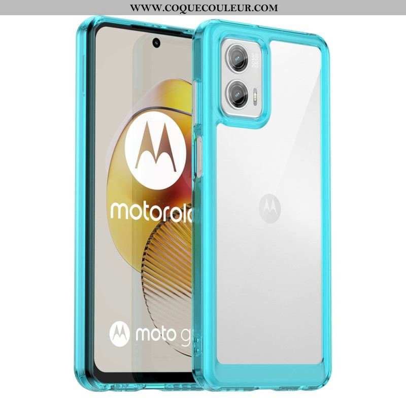 Coque Moto G73 5G Hybride Transparente