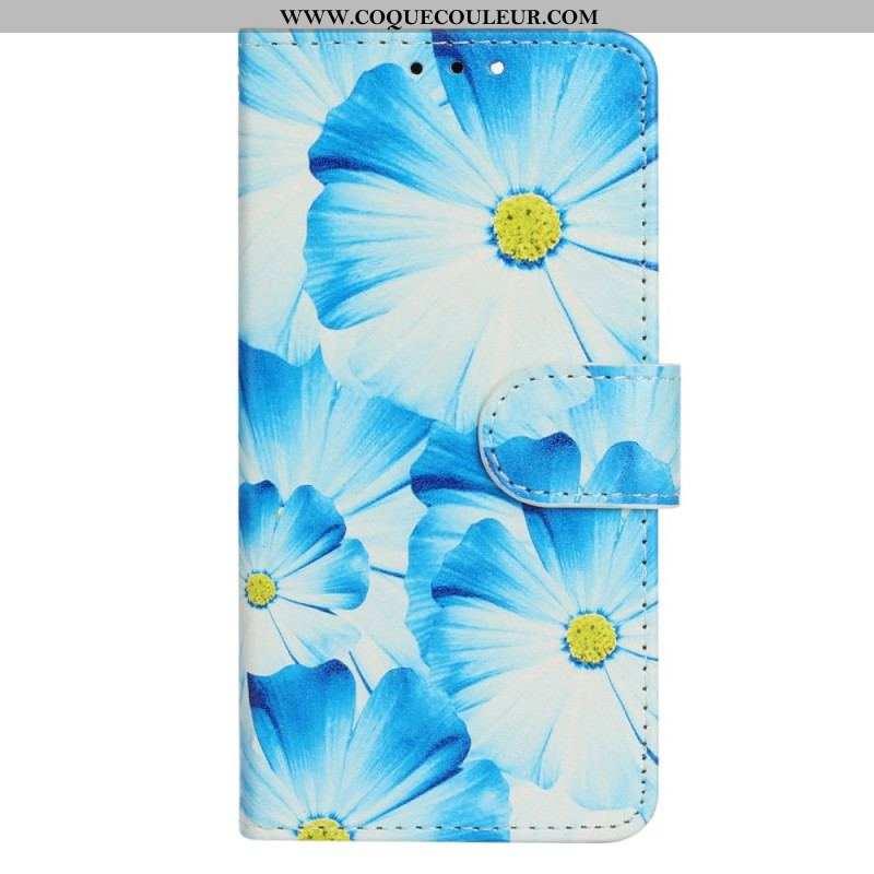 Housse Moto G73 5G Fleurs Intenses