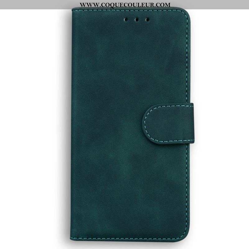 Housse Moto G73 5G Unie Coutures Apparentes