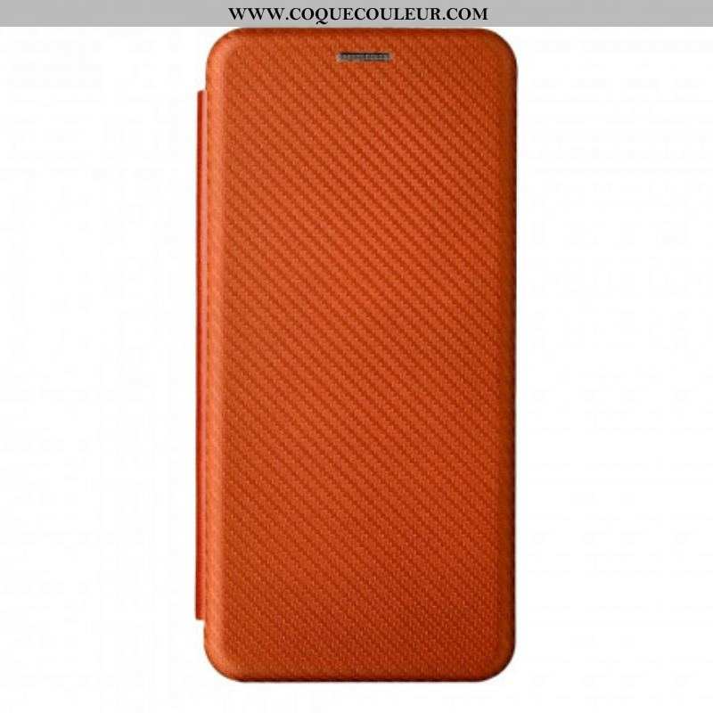 Flip Cover Motorola Edge 20 Lite Silicone Carbone Coloré