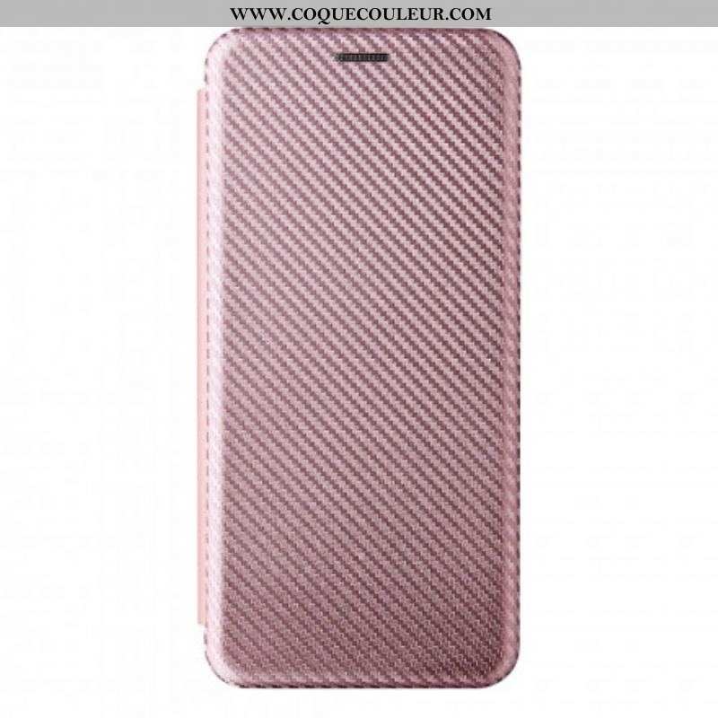 Flip Cover Motorola Edge 20 Lite Silicone Carbone Coloré