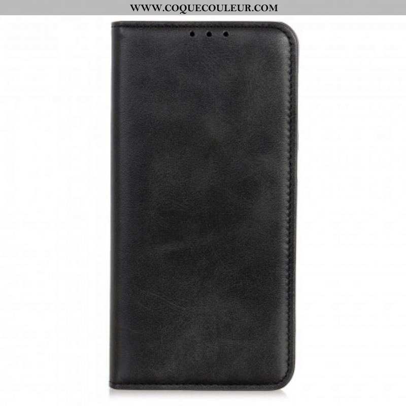 Flip Cover Motorola Edge 20 Cuir Fendu Design