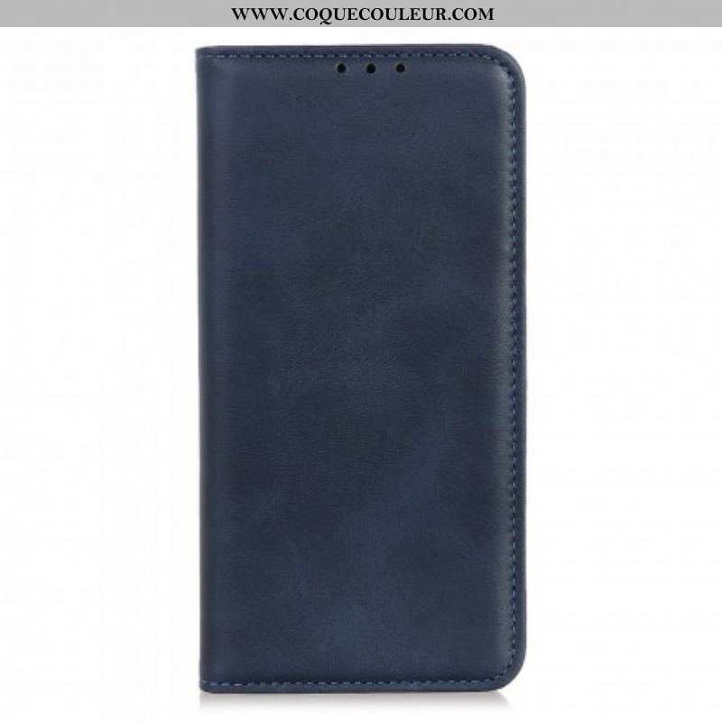 Flip Cover Motorola Edge 20 Cuir Fendu Design