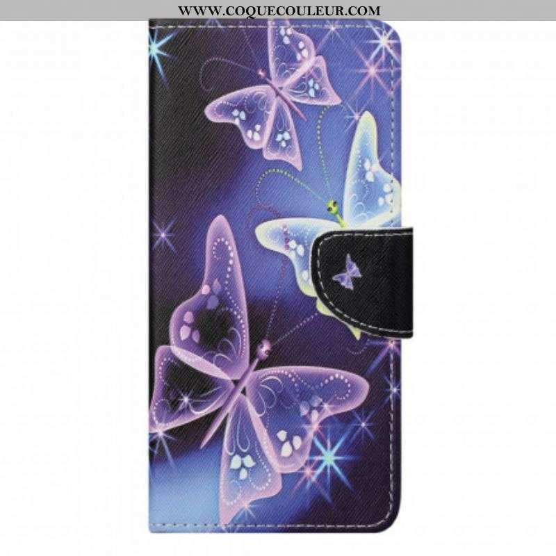 Housse Motorola Edge 20 Pro Butterflies