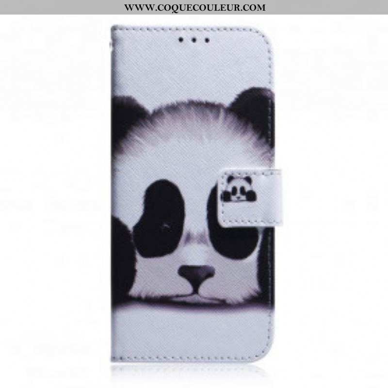 Housse Motorola Edge 20 Pro Face de Panda