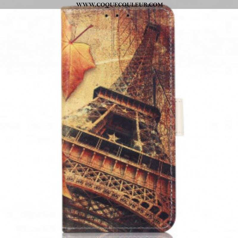 Housse Motorola Edge 20 Pro Tour Eiffel En Automne