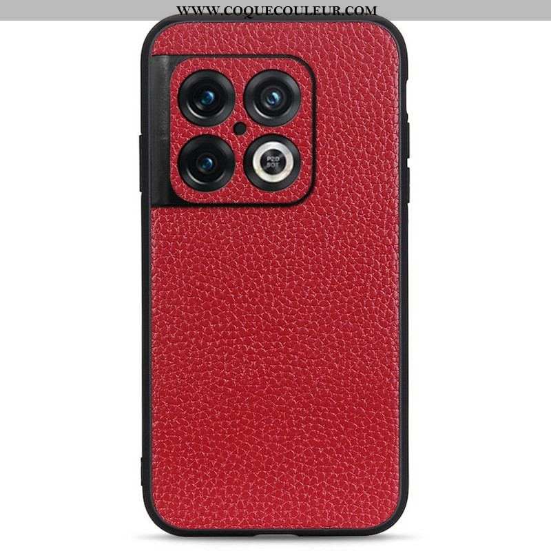 Coque OnePlus 10 Pro 5G Hybride Véritable Cuir