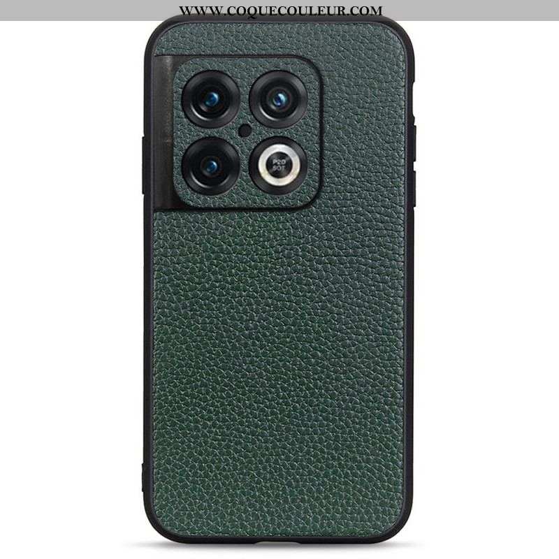Coque OnePlus 10 Pro 5G Hybride Véritable Cuir
