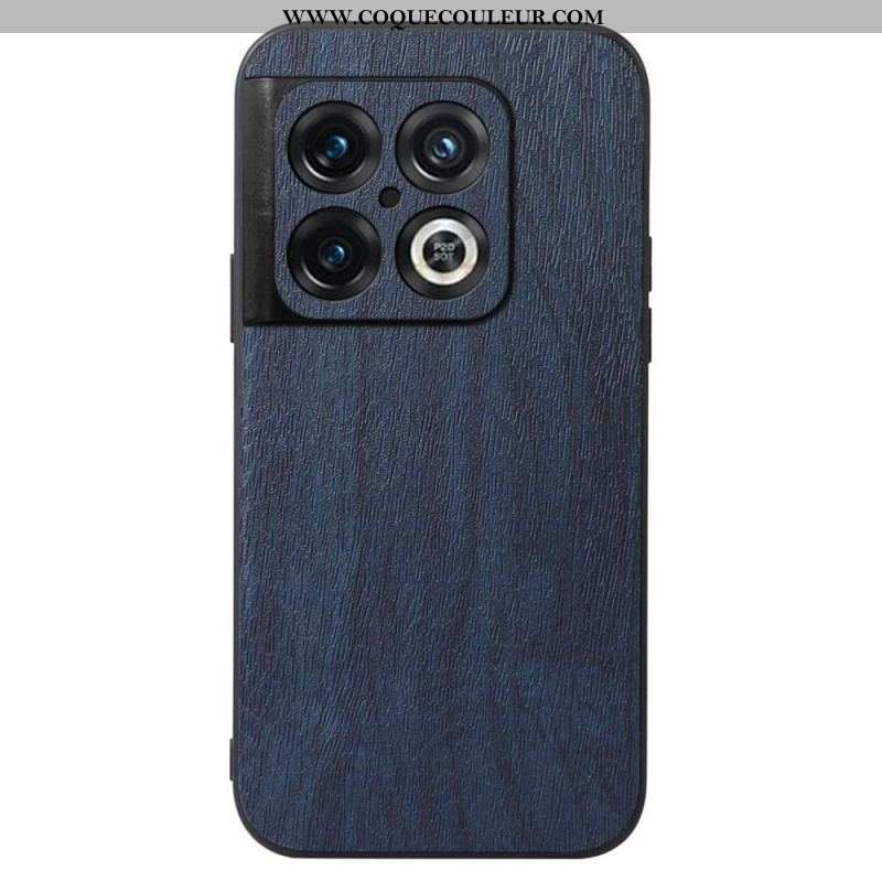 Coque OnePlus 10 Pro 5G Simili Cuir Texture Bois