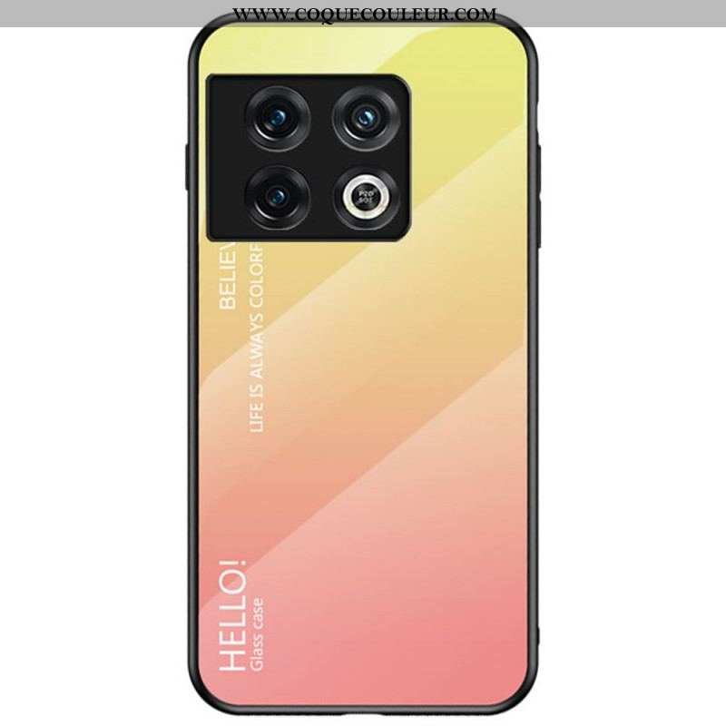 Coque OnePlus 10 Pro 5G Verre Trempé Hello