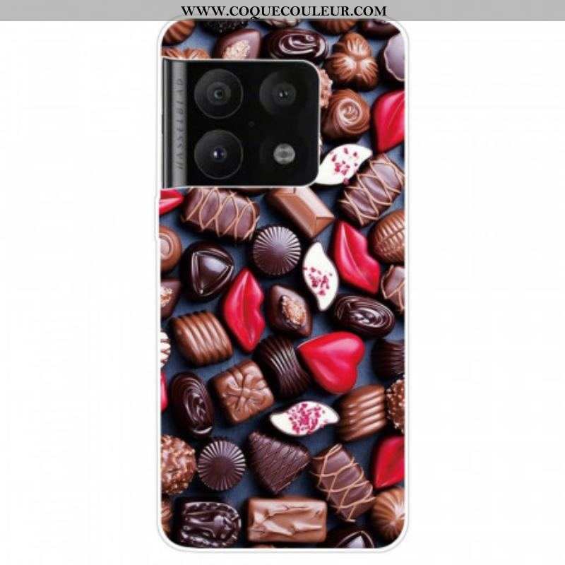 Coque OnePlus 10 Pro 5G Flexible Chocolat