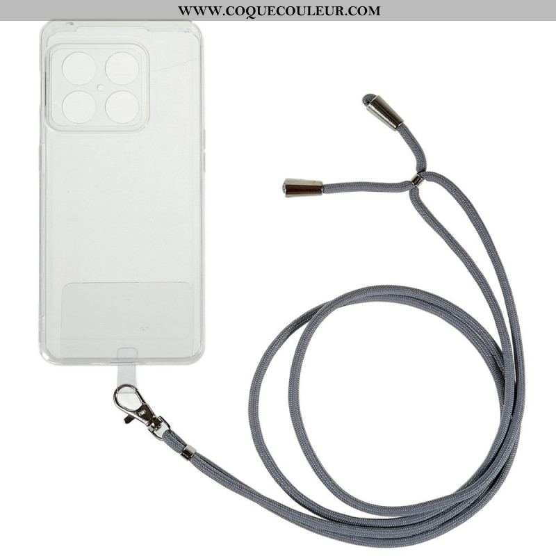 Coque OnePlus 10 Pro 5G Transparente avec Cordon Coloré