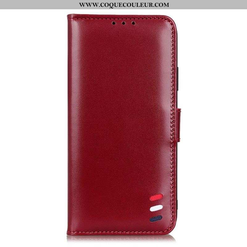 Housse OnePlus 10 Pro 5G Effet Cuir Tricolore
