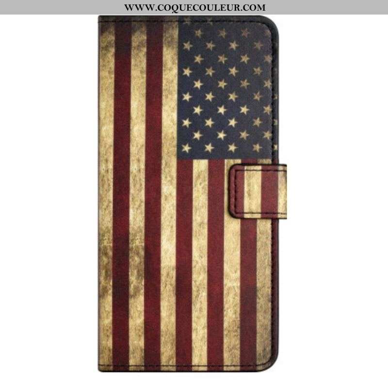 Housse OnePlus 10T 5G Drapeau Américain Vintage