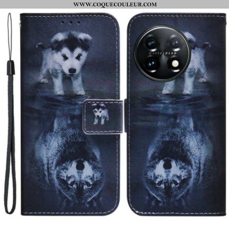 Housse OnePlus 11 5G Reflet de Chien