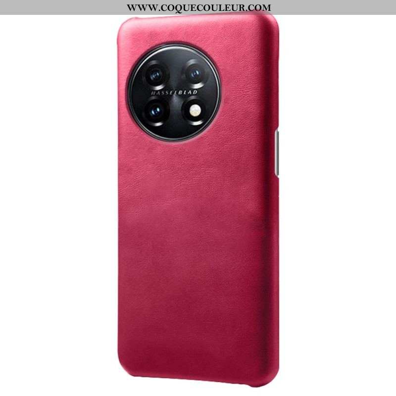 Coque OnePlus 11 5G Effet Cuir KSQ