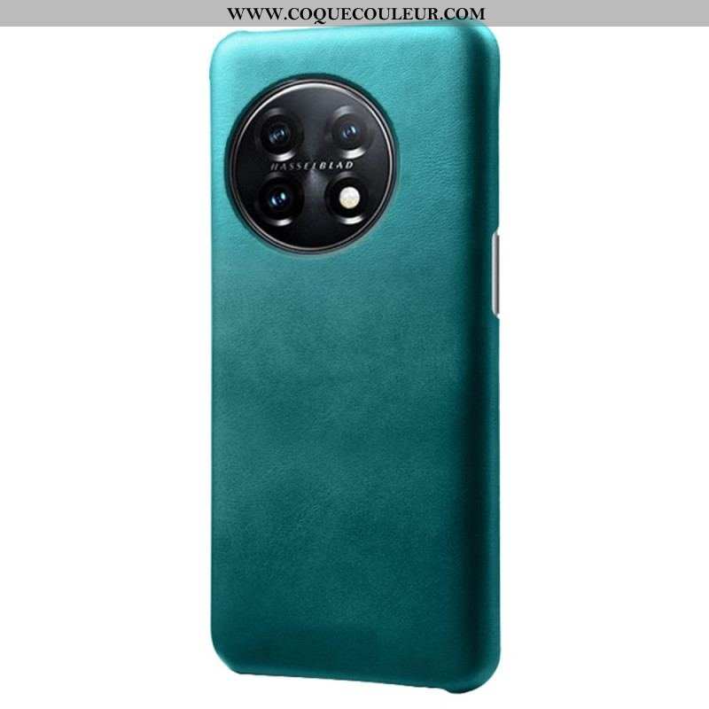 Coque OnePlus 11 5G Effet Cuir KSQ