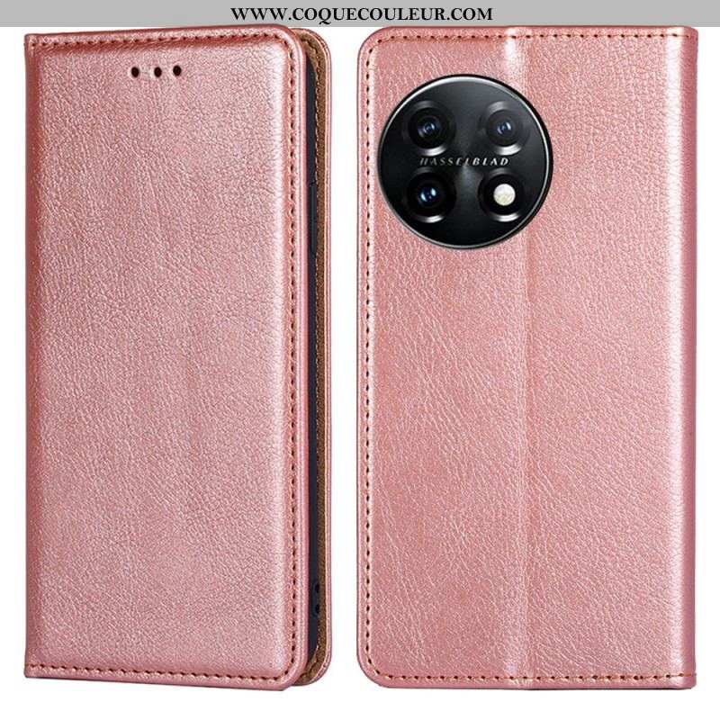 Flip Cover OnePlus 11 5G Simili Cuir Coutures