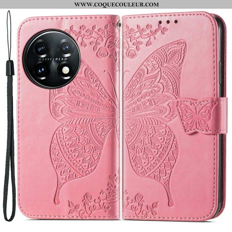 Housse OnePlus 11 5G Papillon Baroque