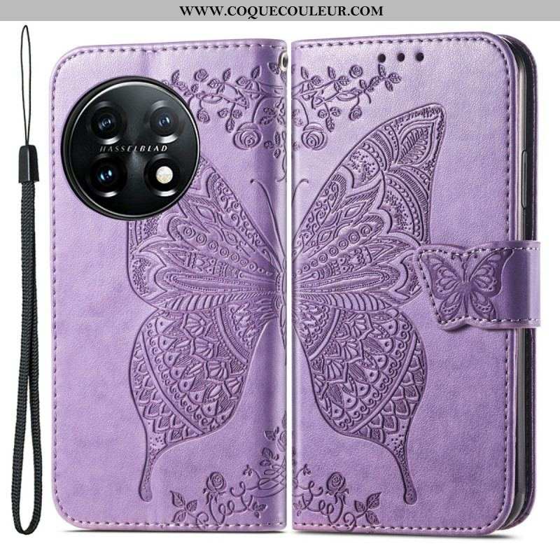 Housse OnePlus 11 5G Papillon Baroque