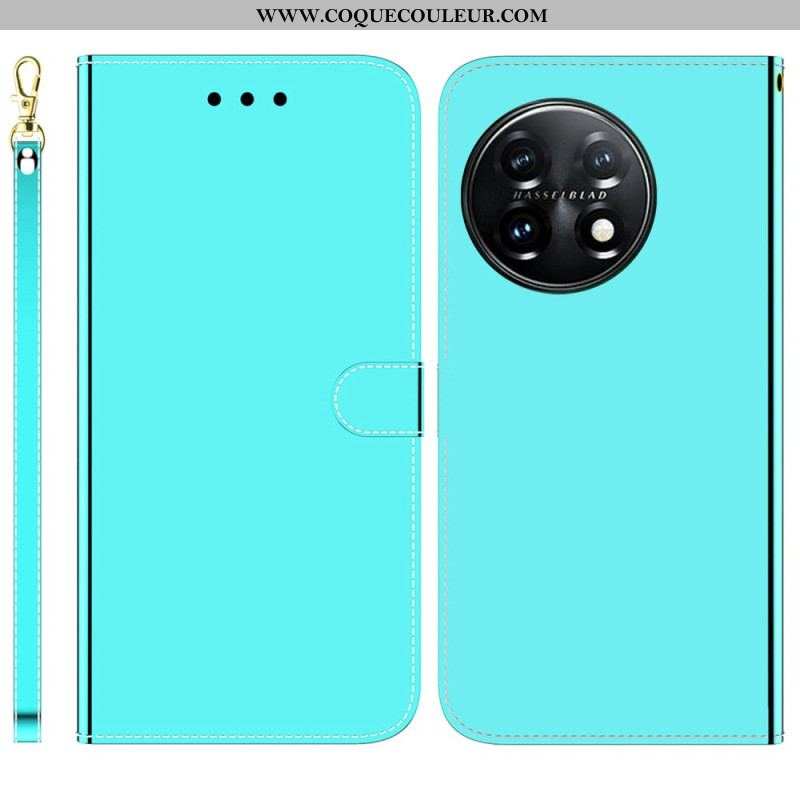 Housse OnePlus 11 5G Miroir et Lanière